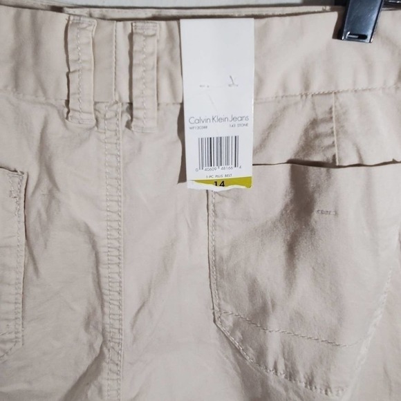 Nwt Calvin Klein khaki shorts‎ plus size 14 - Picture 6 of 9